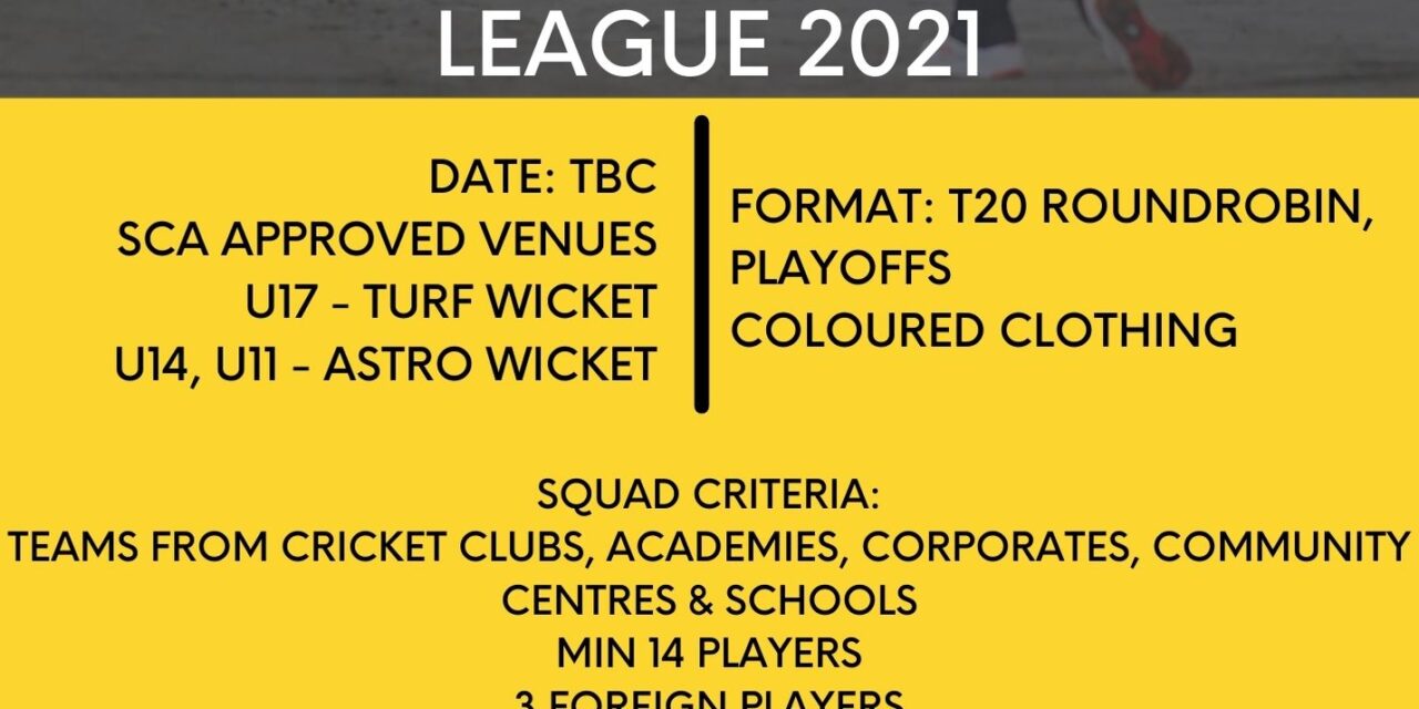 The SCA is inviting Intent of Participation form from teams for The SCA National Youth League 2021