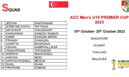 ACC Men’s U19 Premier Cup 2023